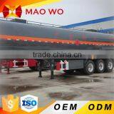 Hot Sale stainless steel fuel oil tanker semi trailer Export of China