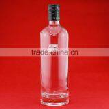 New Design Boston Round Bottle Square Glass Liquor Bottle Liquor Bottle Factory thumbnail-3
