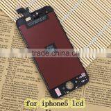 Original for Iphone 5 Lcd With Digitizer, Wholesale Lcd for Iphone 5 Digitizer Assembly, for Iphone 5 Display Digitizer Freeship
