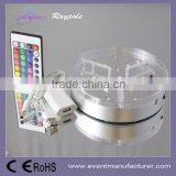 Wedding Decorative Supplies 6 Inch Round Size RGBW Battery Operated LED Vase Base Light thumbnail-5