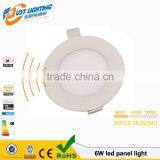 18W, Dia225*18mm Round LED Downlight Panel,moving Detectable LED Panel Radarers Led Ceiling Panel thumbnail-4