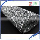 24*40cm Crystal Clear Resin Rhinestone Trim Iron on Rhinestone Mesh Sticker or Self ADHESIVE Rhinestone SHEET for Phone Art