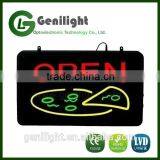 Bright Pizza Pie Shop Open Store Animated LED Sign thumbnail-1