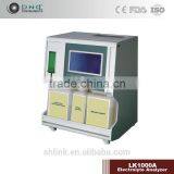 the latest Medical advanced electrolyte analyzer with cheap price LK1000A