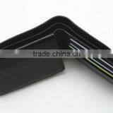 BOSHIHO Litchi Pattern Leather Rfid Credit Card Wallet for Men thumbnail-4