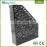 Wholesale Embossing 1 Compartment Wrought Iron Office Desk File Magazine Rack thumbnail-6