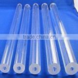 OD2~450mm high purity heat resistant clear quartz tube, high strength quartz glass tube borosilicate glass tube