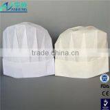 Disposable Paper Chef Hat for Food Disposable White Chef Hat Round Top/classic Top thumbnail-6