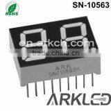 0.56 Inch,7 Segment Display,Two Digital Display in Yellow Color