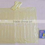 Clear PE Disposable Rain Poncho Rainwear