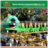 Kiddie amusement park rides wacky worm caterpillar roller coaster equipment