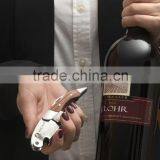 Premium Stainless Steel & Wooden Handle Waiters Corkscrew: All-in-one Wine Opener, Foil Cutter & Bottle Opener thumbnail-2