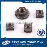 for Building Carbon Steel Yellow / Zinc Plated/In Black Hex Flange Nut thumbnail-2