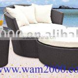 Patio garden pe rattan lounge set for outdoor