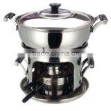 Stainless Steel Mini Hot Pot Cooking Pot Hot Pot for Single