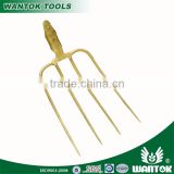 F101G-4T golden color 0.75KG fork head with 4 tines