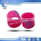 Customed Flexible Silicone Rubber Finger Ring With Alphabet thumbnail-1