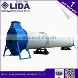 LIDA Hot Sale Roller Length 15m Wood Drum Sawdust Rotary Dryer