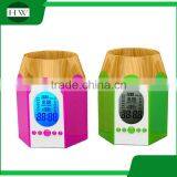 Charming Pencil Shaped Tip Pen Holder With Calendar And Electronic Alarm Clock thumbnail-5