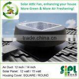 12 Inch Solar Powered Air Extractor Roof Fan With Fixed Panel thumbnail-1