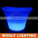 Indoor and Outdoor IP65 Waterproof Level Color Changing Plastic Led Flower Pots Light up Pots Lighting Pot thumbnail-5