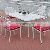 Sigma Cast Aluminium Garden Furniture Dinning Set Outdoor Table and Chairs thumbnail-1