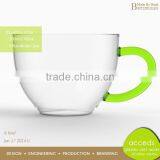 Clear Glass Thermos Mug With Handle Mug Glass thumbnail-2