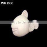 Toy Fat Fish Design Unpainted Ceramic Bisque thumbnail-1