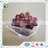 Customized Squar Acrylic Compote for Fruits/ Plexiglass Acrylic Round Fruits Holder/new Design Acrylic Fruits Dish From China thumbnail-1