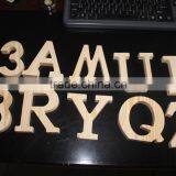 Wooden Alphabet Letters DIY Manual Process Letters Laser Cutting Letters Can Be Customized thumbnail-1