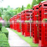 OEM outdoor telephone booth with steel metal construction