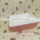 Stocked New Style Restaurant Square Ceramic Plates Dishes / Salad Bowl thumbnail-3