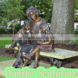 European Style Bronze Casting Angel Statue for Garden Decoration thumbnail-3