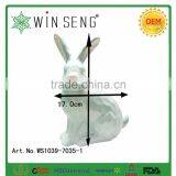 Adorable Ceramic Bunny Rabbit Figurine Easterdecorations thumbnail-5