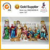 12''H 3D Relief Polyresin Nativity Sets thumbnail-1