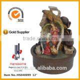 12 Inch New Design Holy Family Resin Small Decorative Indoor Water Fountain