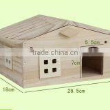 Wooden Bird Nest,decorated Wooden Bird House thumbnail-6