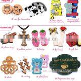 Wooden Word Christmas Decorations thumbnail-2