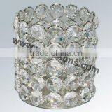 Candle Votive Holder, Metal Candle Holder With Crystal Votives thumbnail-1