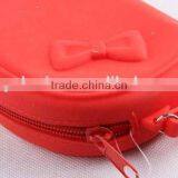 Coin Purse With 3D Butterfly Knot/Silicone Purse thumbnail-2
