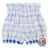 Romantic Pink Lovely Designs Ruffle High Waist Kids Gilrs Summer Wear Cotton Shorts Toddler Floral Bloomers thumbnail-4