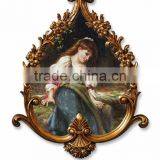 Old Factory Style Antique Gold Fancy Picture Frames thumbnail-3