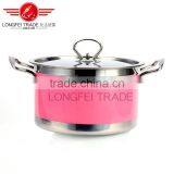 Longfei OEM Non-stick Stock Pot/soup Stock Pot/stainless Steel Handle Stock Pot thumbnail-1