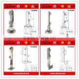 JINXIN Customed Decorative Stainless Steel Glass Railing Systems Dubai Stainless Steel Railings thumbnail-6