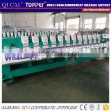 6head/15 Head Used Flat Computerized Embroidery Machine