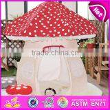 Portable Kids Playhouse Cotton Girls Play Tent Best Sale Indoor Pink Girls Play Tent W08L007 thumbnail-4