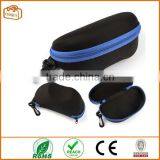 Fashion Portable Carabiner Eye Glasses Sunglasses Hard Case Protector Box (Blue) thumbnail-1