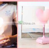 2017 New Rechargeable Usb 1500mah Romantic Love Heart Shape Led Night Light thumbnail-3