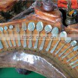 17pcs Parties Celebrating Metal Material Bulk Buy From China /Silver Color Tableware China Manufacturer Wholesale thumbnail-4