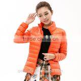 Wholesale Woman Ultra Light Down Jacket Winter Feather Weight Ladies Down Jacket thumbnail-3
